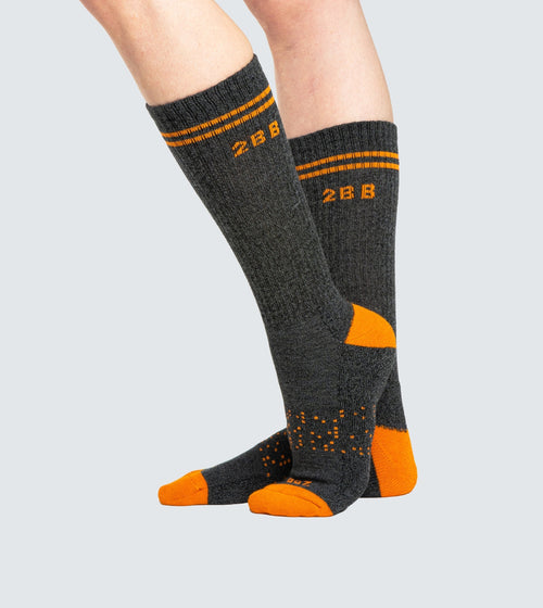 Orange Calf Sock