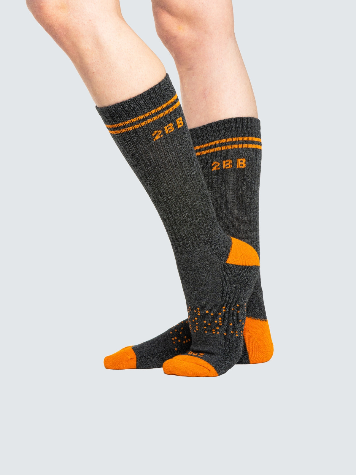 Two Blind Brothers - SOCK COLLECTION Orange Calf Sock Orange
