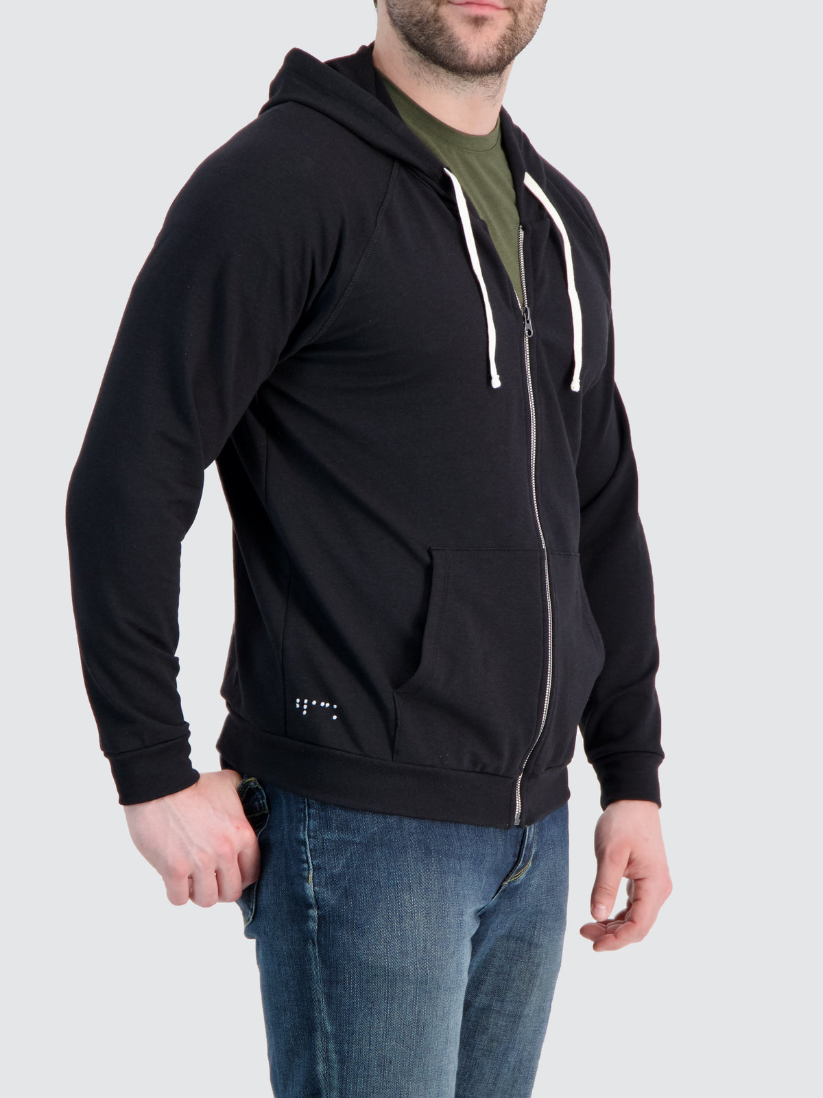 Two Blind Brothers - Mens Original Men's Zip-Up Hoodie Navy