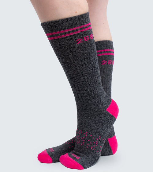 Pink Calf Sock
