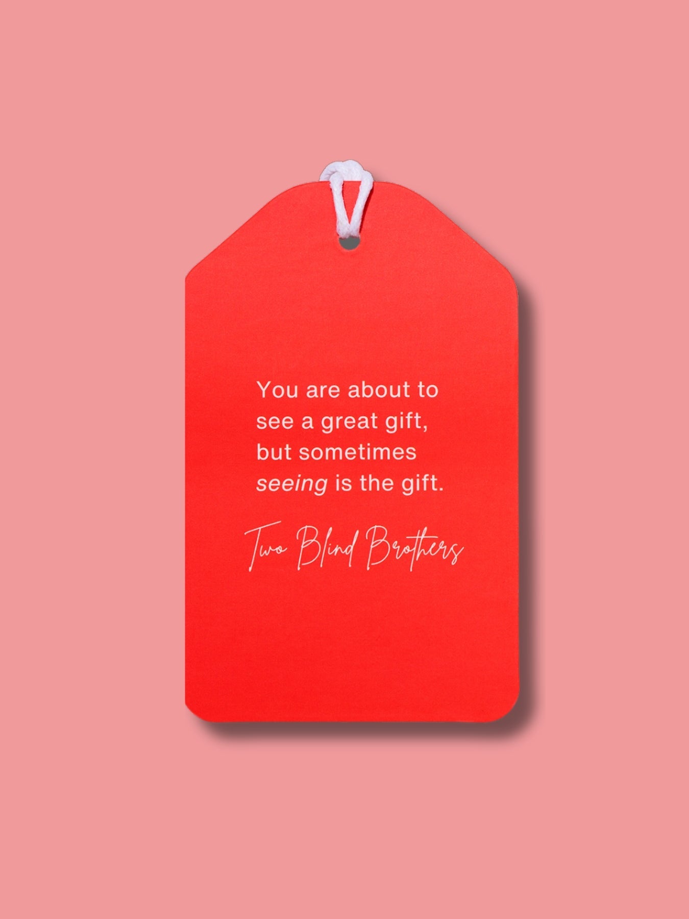 Two Blind Brothers - Gift Tag LoveTags Candy-Canes
