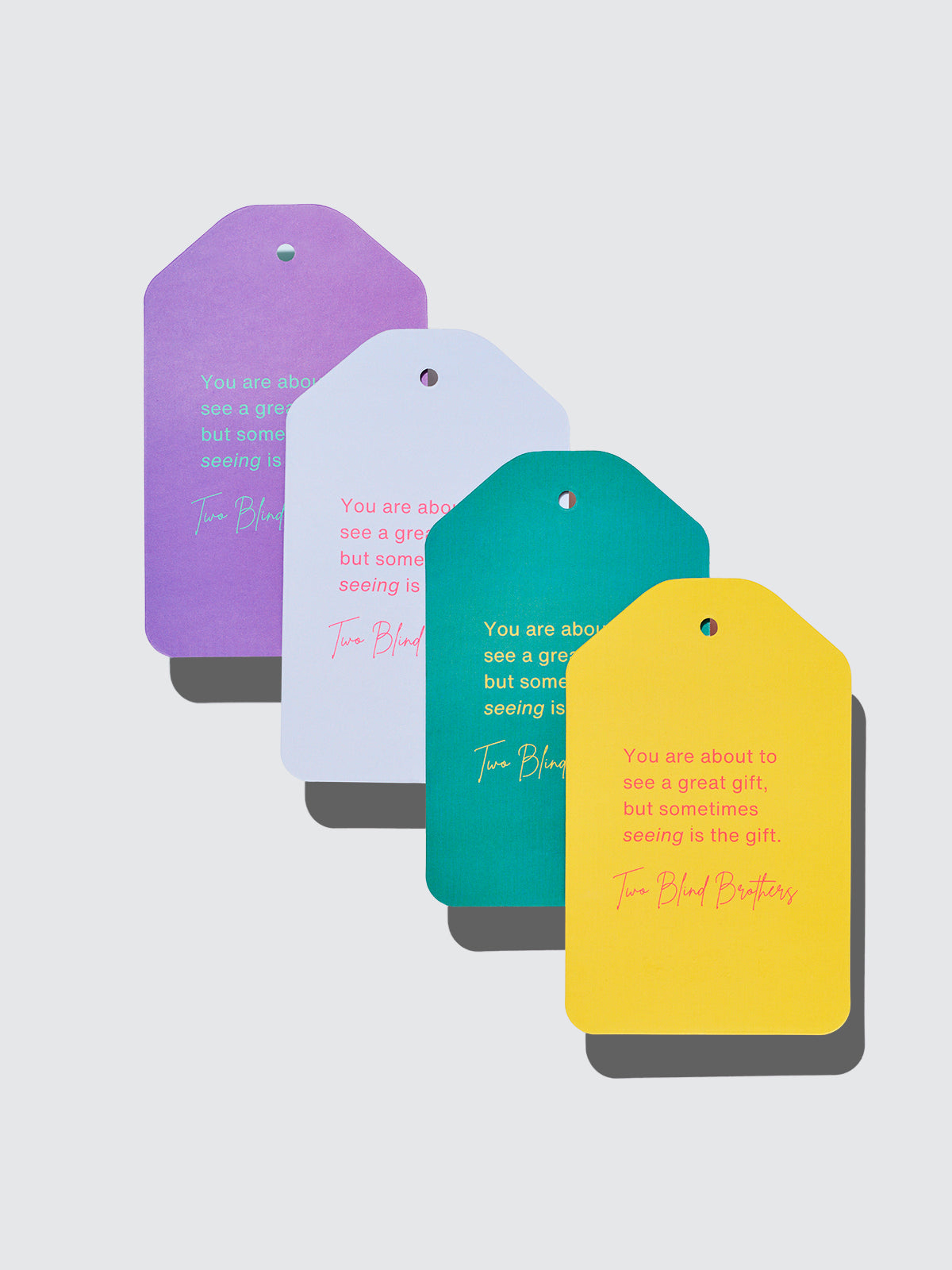 Two Blind Brothers - Gift Tag LoveTags Celebrate-Variety