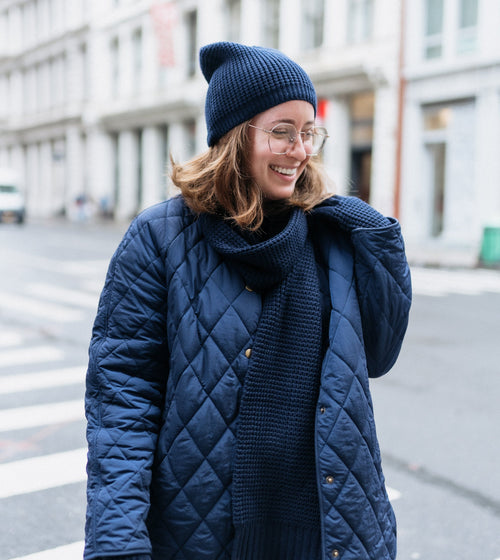 Waffle Knit Scarf