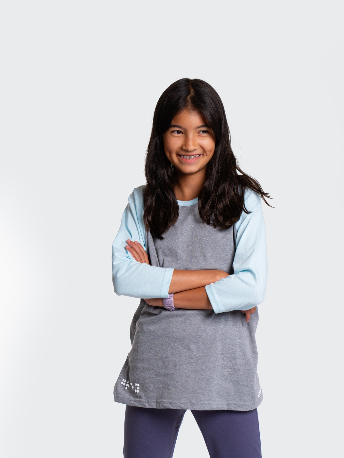 Two Blind Brothers -  Kids' Team 2BB Baseball Tee Graphic Baseball Tee Grey