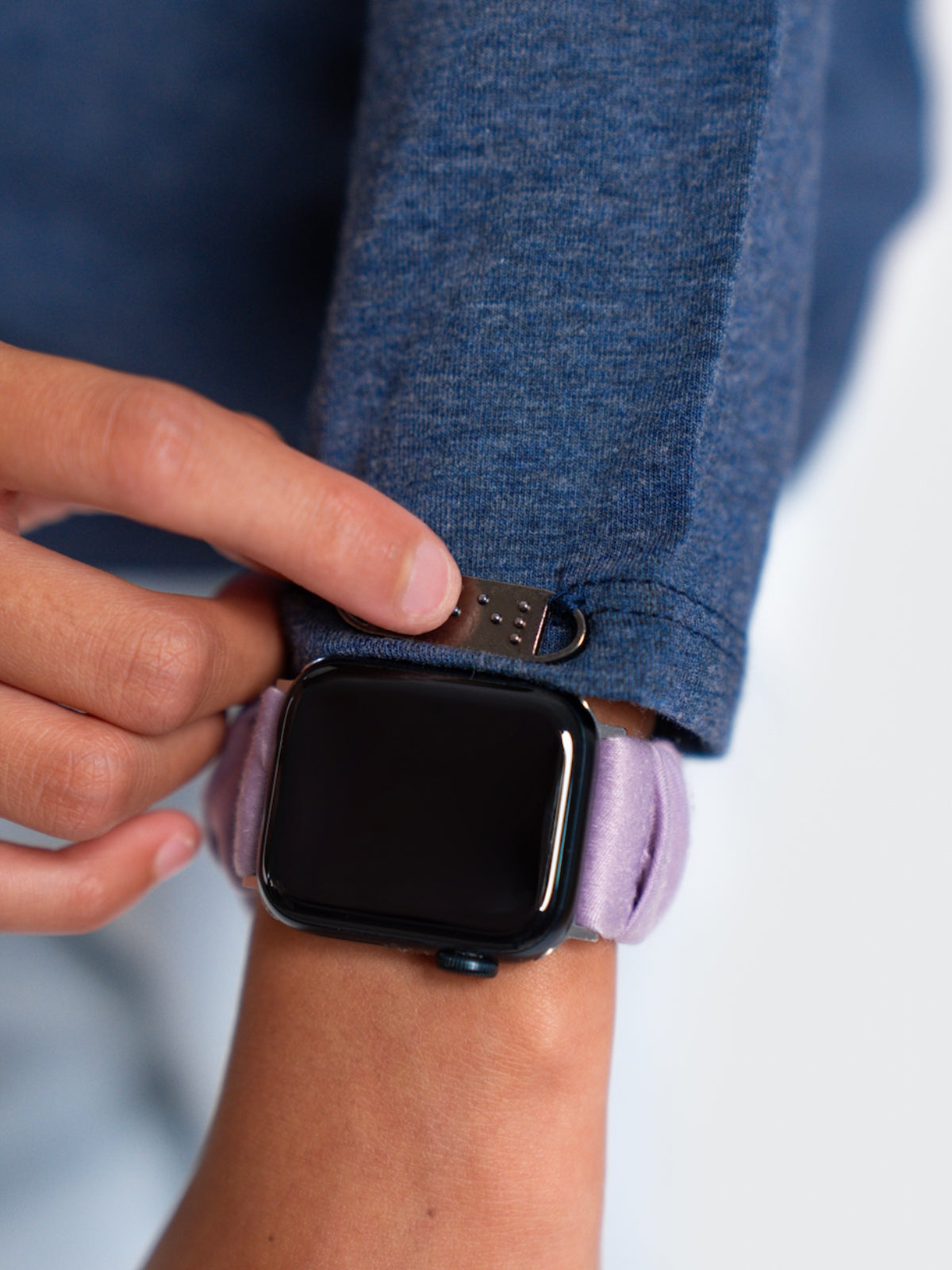 Two Blind Brothers -  Kids' Long Sleeve Henley Navy