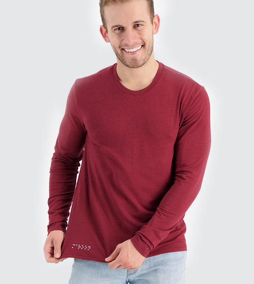 Men's LS Crewneck Tee