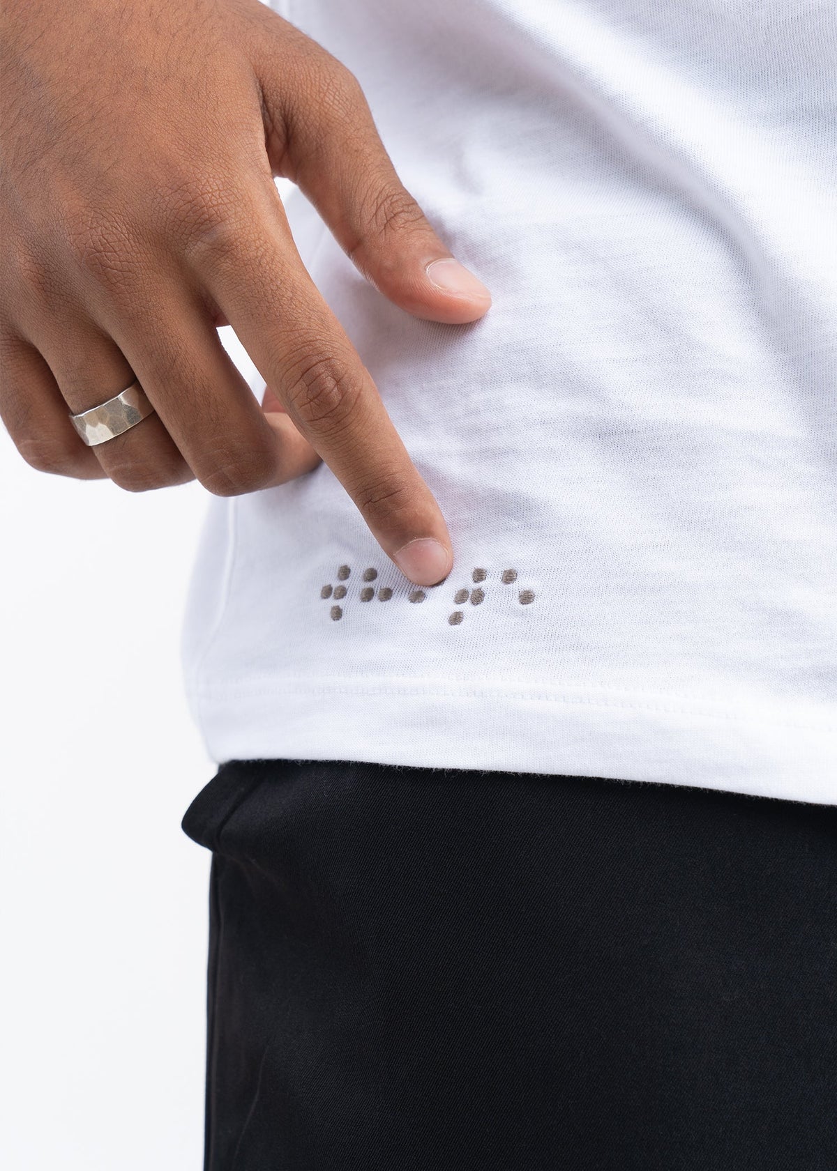 Two Blind Brothers - Mens Men's Supima Cotton Short Sleeve Crewneck White