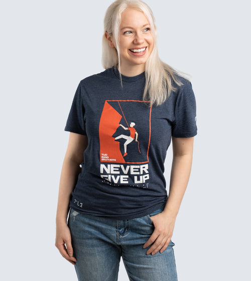 Women's "Never Give Up" Graphic Crewneck