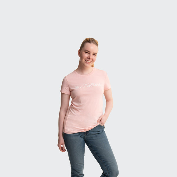 Two Blind Brothers - Womens Women's "Perspective" Graphic Crewneck Blush