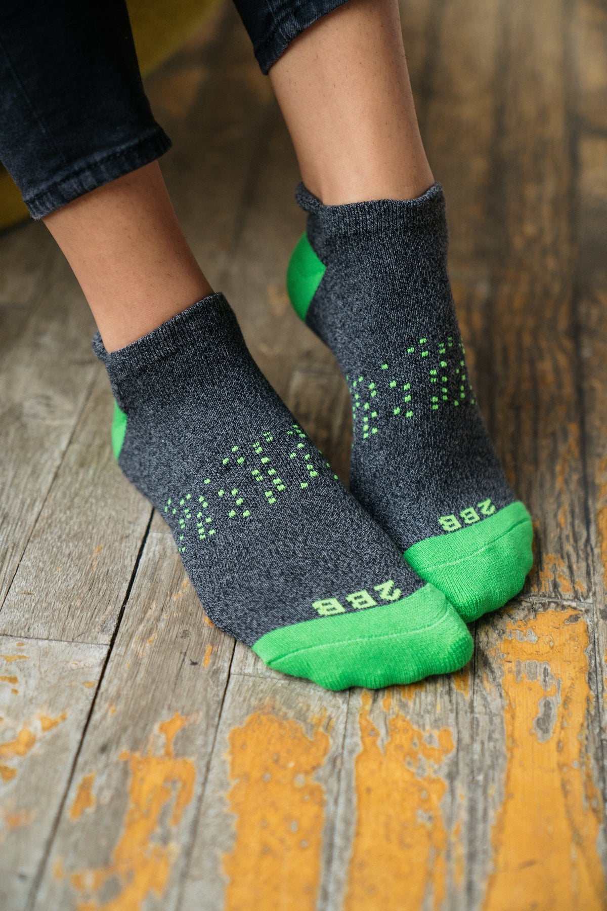 Two Blind Brothers - SOCK COLLECTION Green Ankle Sock Green