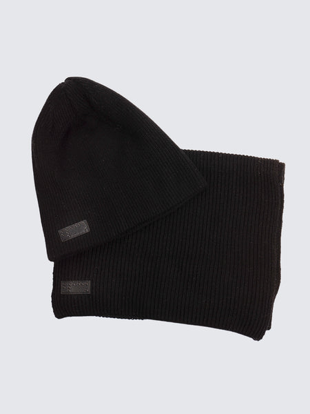 Beanie & Scarf Ribbed Knit Set – Two Blind Brothers