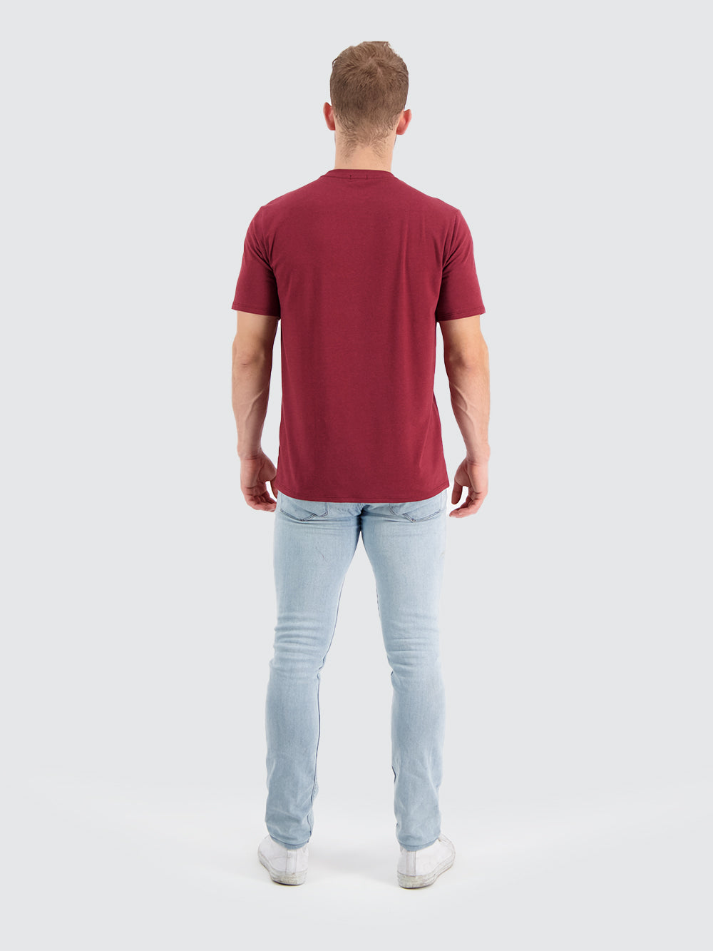 Two Blind Brothers - Mens Men's SS Crewneck Tee Maroon