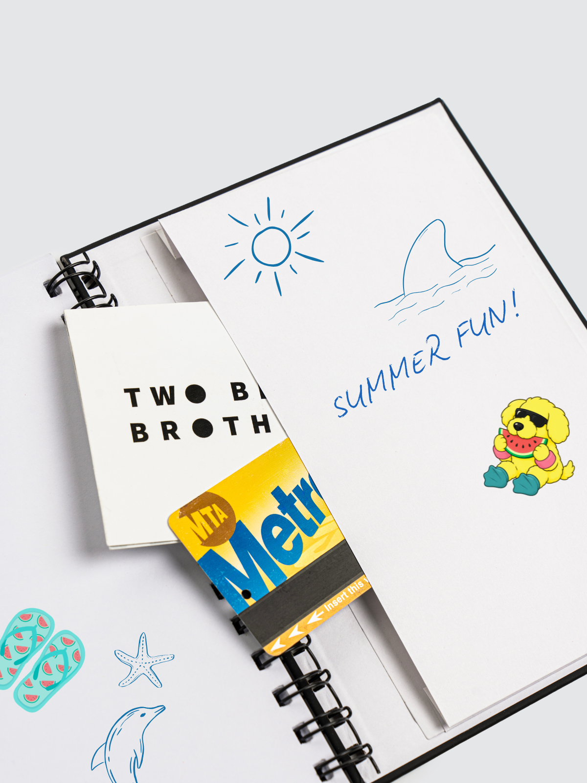 Two Blind Brothers - sticker Scratch & Sniff Summer Watermelon Stickers all