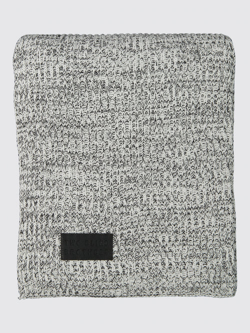 Cotton Blanket in Black + White