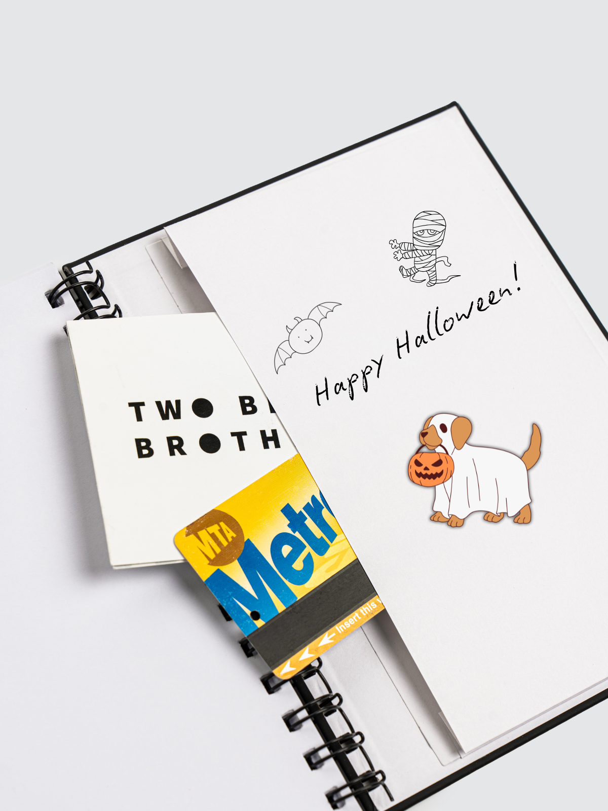 Two Blind Brothers -  Guide Dog Ghost Sticker all