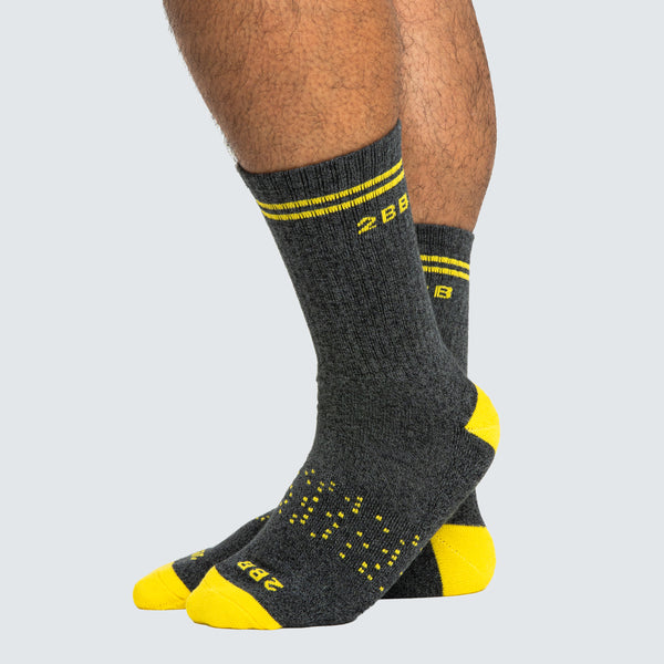Two Blind Brothers - Gift Rainbow Calf Sock Bundle (6 Pairs) yellow