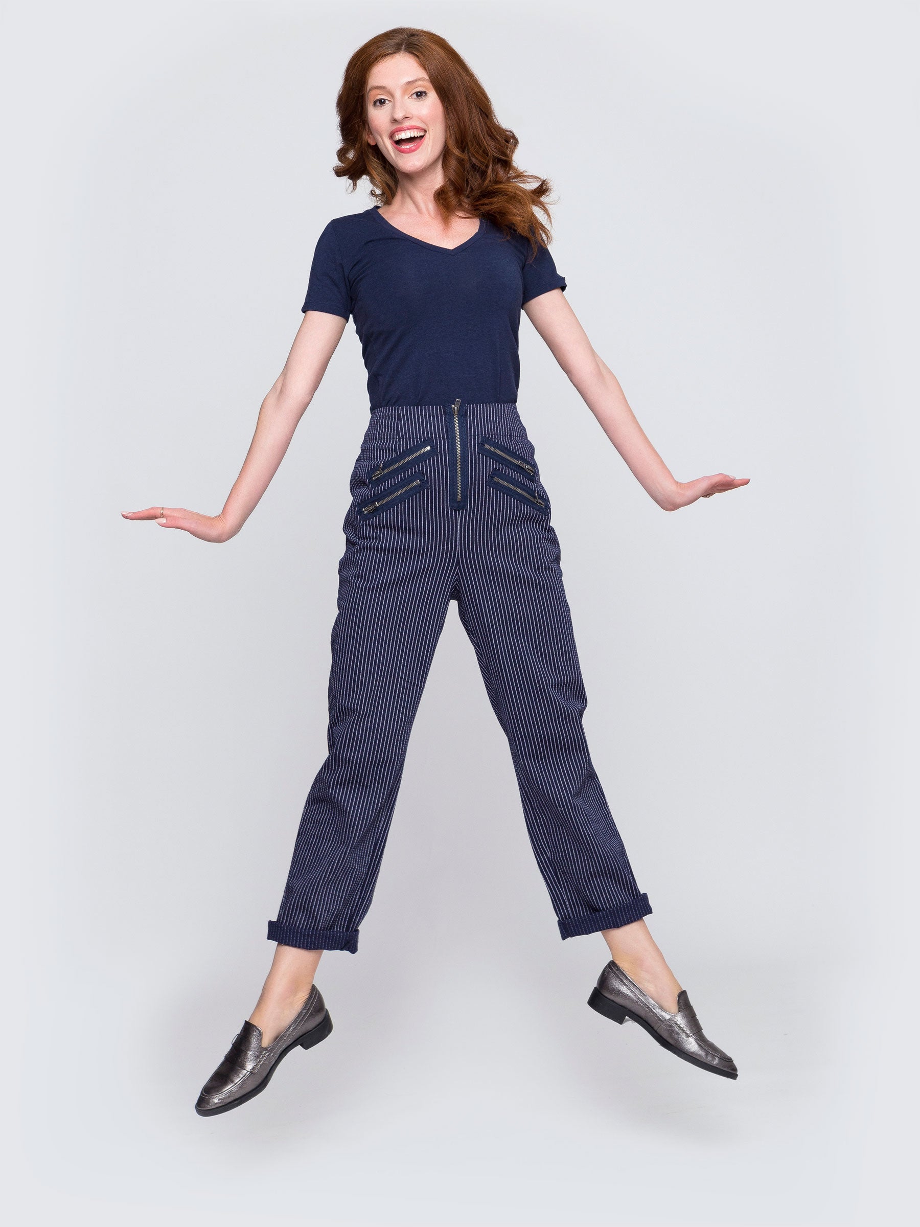 Two Blind Brothers - Womens Women's "Feel" V-Neck Two-Blind-Brothers
