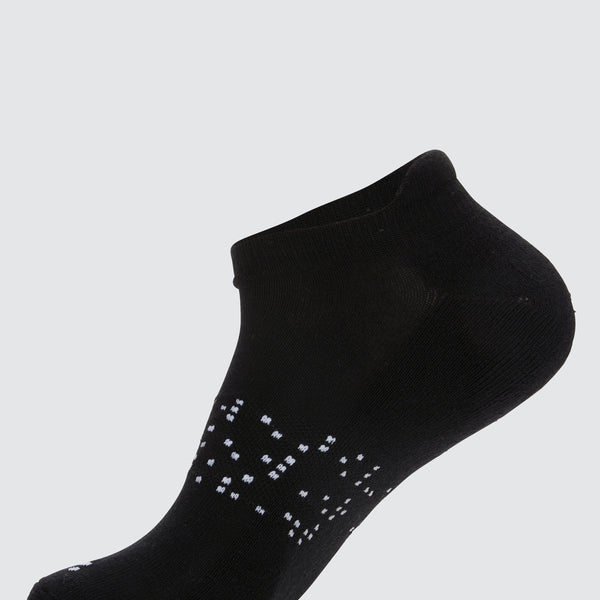 Two Blind Brothers - SOCK COLLECTION Black Ankle Sock Black