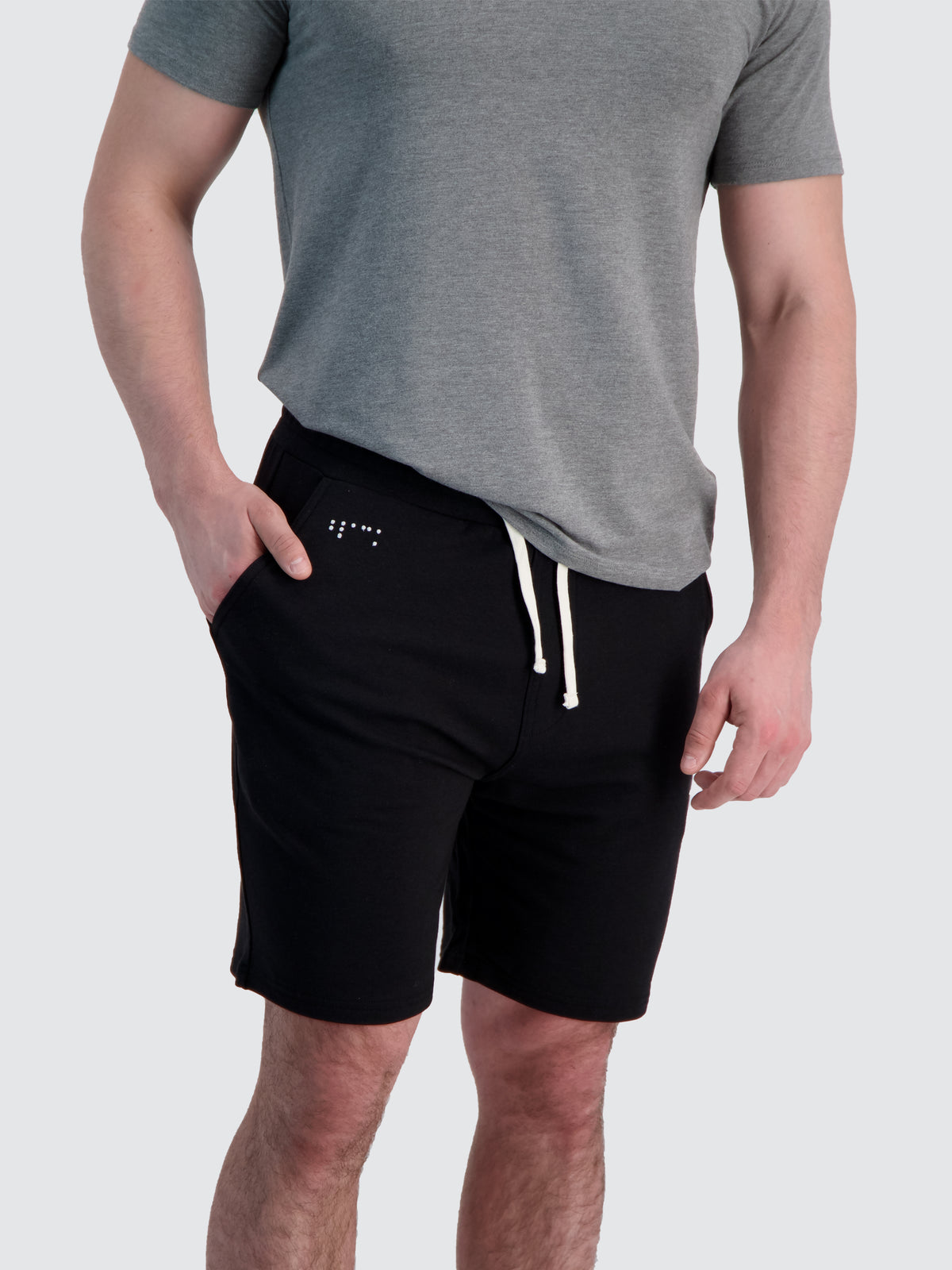 Two Blind Brothers - Mens Men's French Terry Lounge Shorts Black