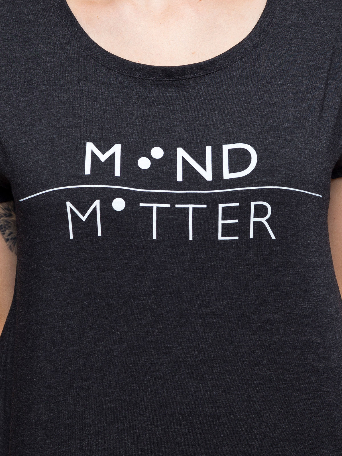 Two Blind Brothers - Womens Women's "Mind Over Matter" Graphic Dolman Black