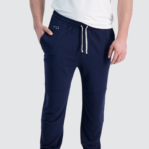 Two Blind Brothers - Mens Men's French Terry Jogger Navy