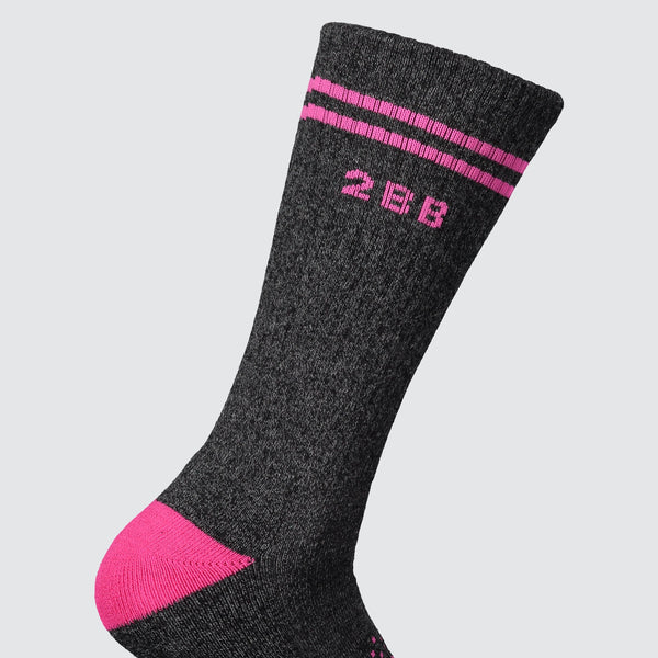 Two Blind Brothers - SOCK COLLECTION Pink Calf Sock Pink