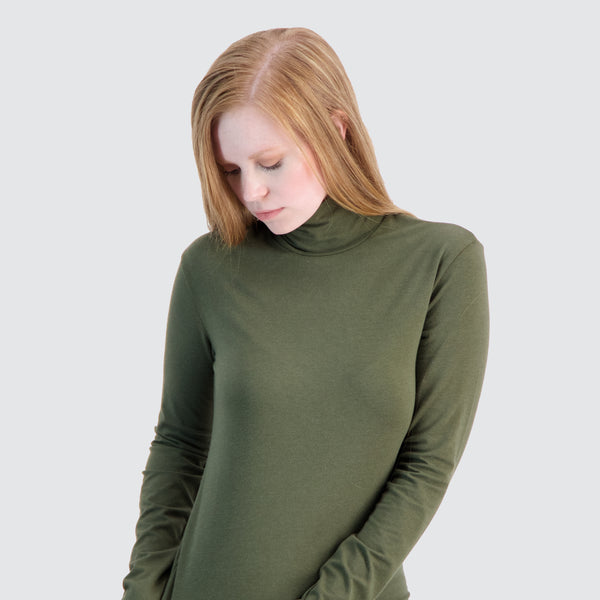 Two Blind Brothers - Womens Women's Turtleneck Forest