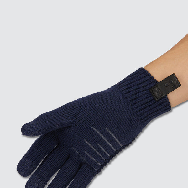 Two Blind Brothers - Gift Waffle Knit Gloves Navy