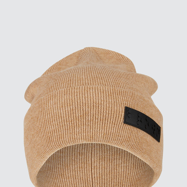 Two Blind Brothers - Gift Rib Knit Watch Cap Camel