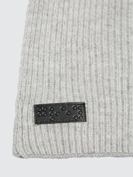 BOSS by HUGO BOSS Ribbed Scarf And Beanie Hat Gift Set in Grey