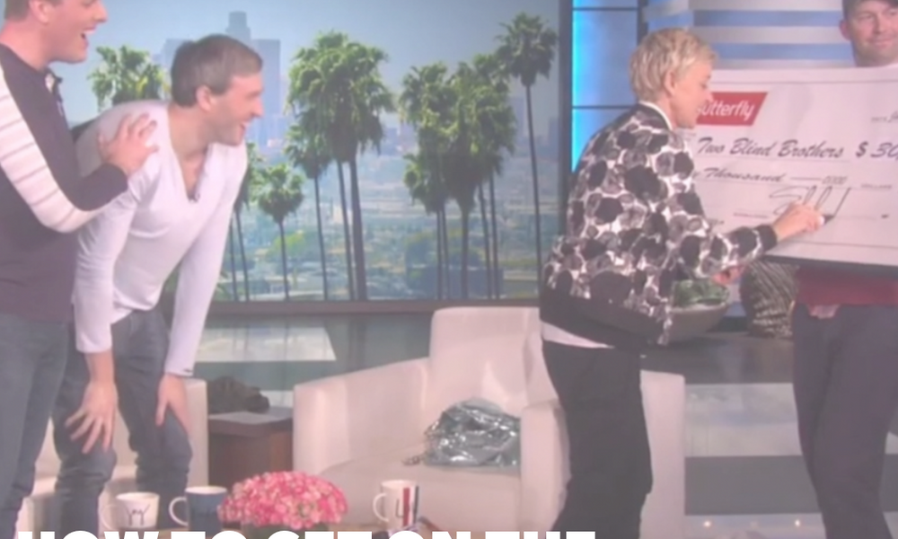 How to Get on the Ellen DeGeneres Show - Two Blind Brothers