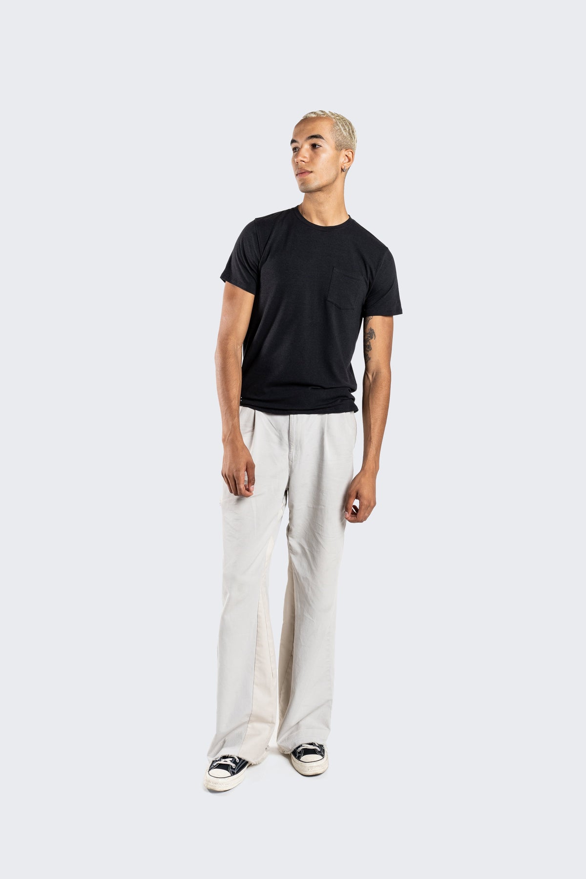 Two Blind Brothers - Mens Men's Short Sleeve Pocket Tee Graphite-Grey
