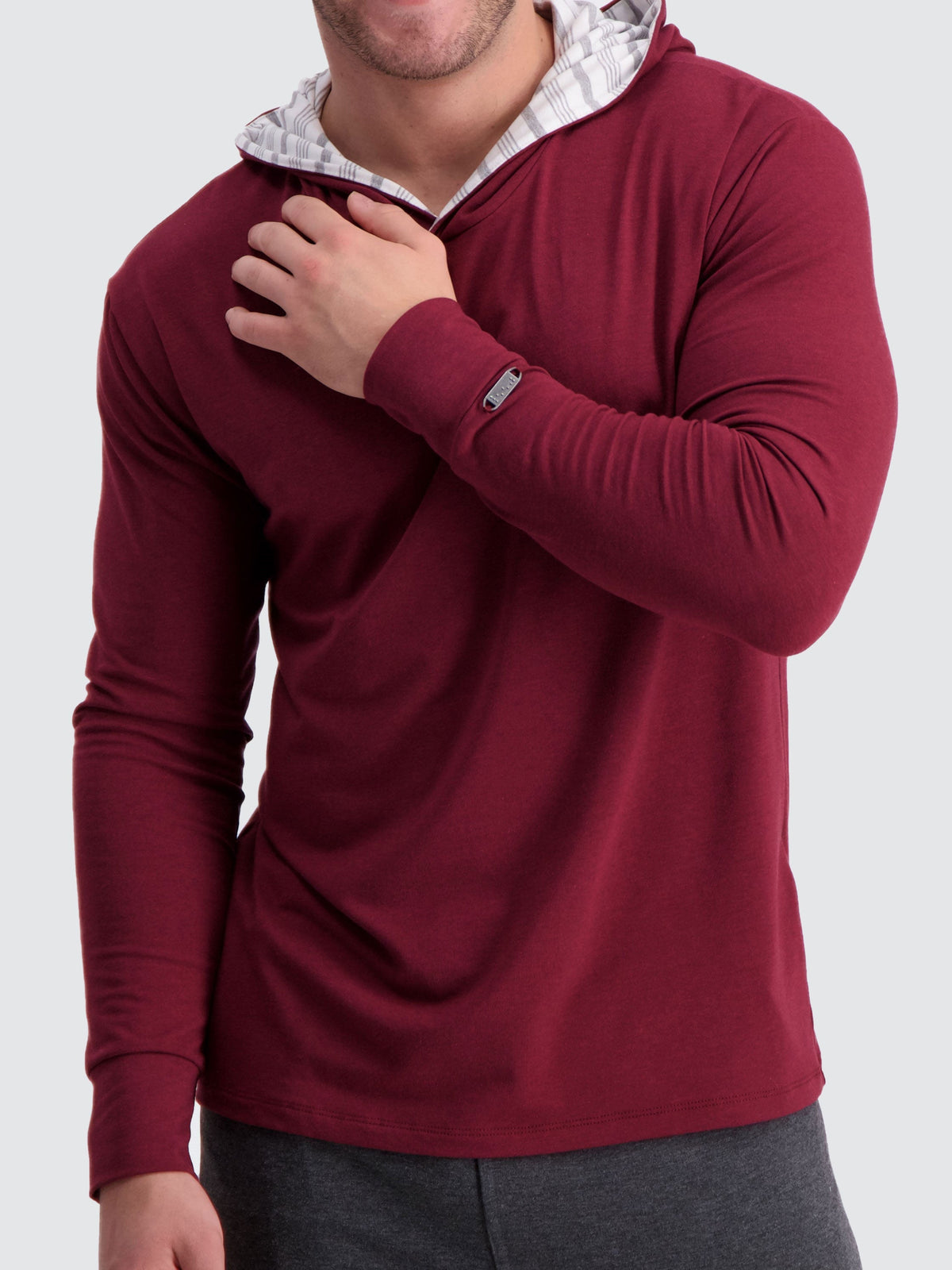 Two Blind Brothers - Mens Hoodie Maroon