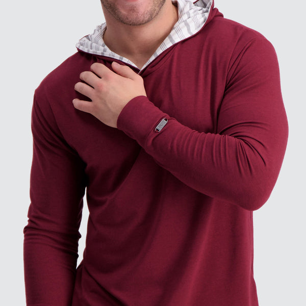 Two Blind Brothers - Mens Hoodie Maroon