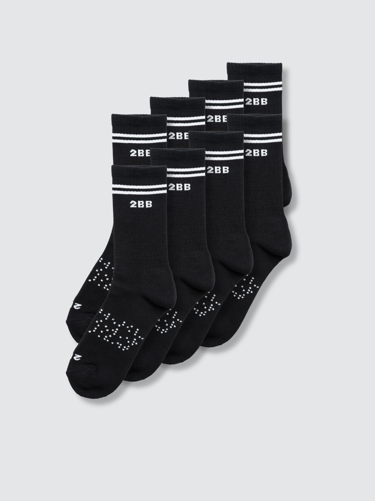 Two Blind Brothers - Gift Black Calf Sock Bundle (4 Pairs) Black-Calf-Sock-Bundle-(4-Pairs)