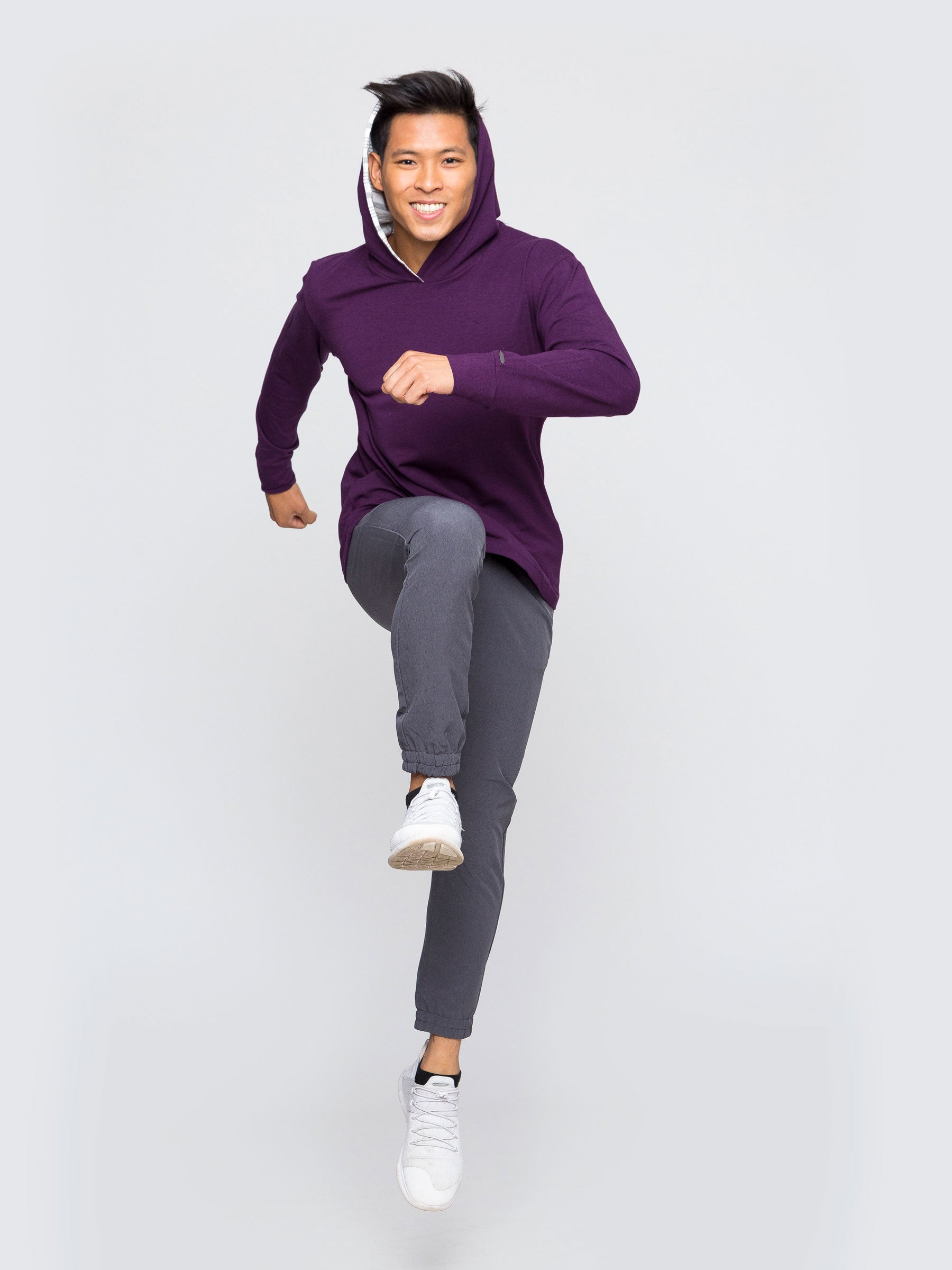 Two Blind Brothers - Mens Hoodie Plum