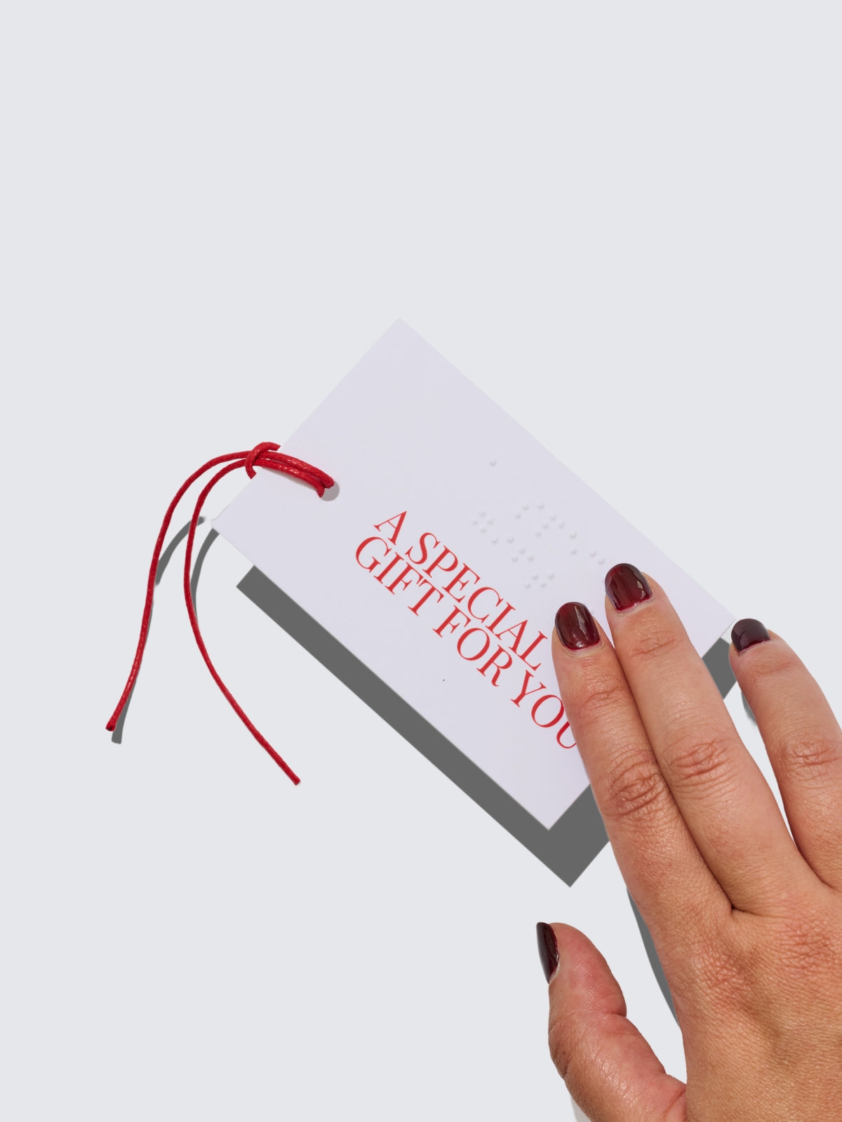 Two Blind Brothers -  Braille Gift Tag all