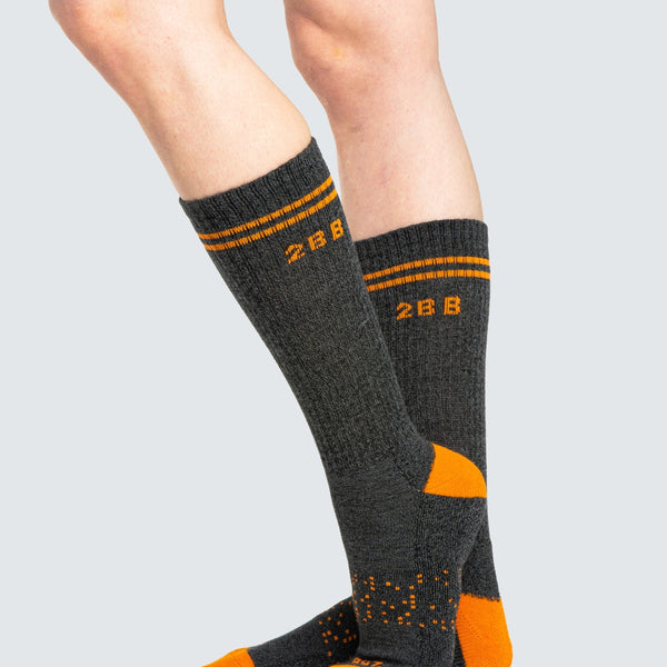 Two Blind Brothers - Gift Calf Socks Orange