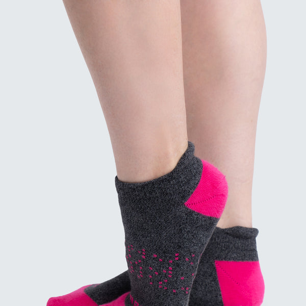 Two Blind Brothers - Gift Ankle Sock Bundle (4 Pairs) Pink