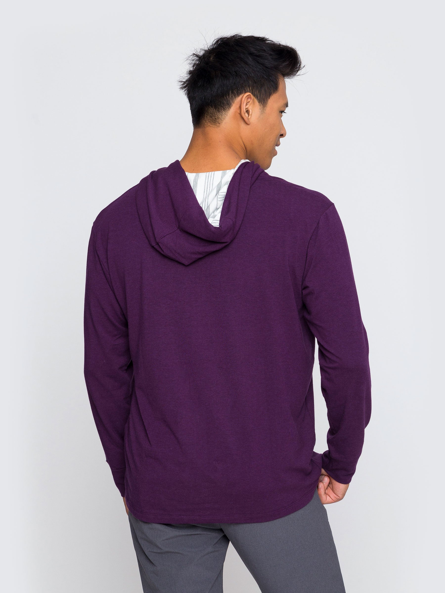 Two Blind Brothers - Mens Hoodie Plum