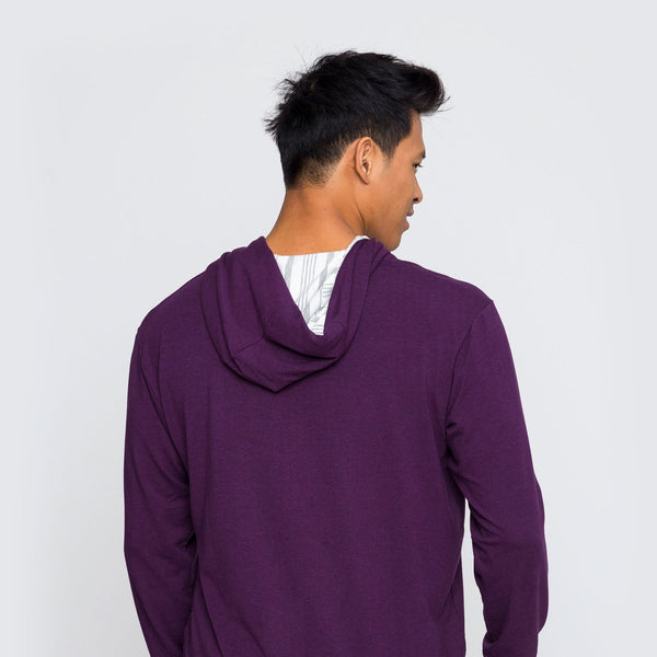 Two Blind Brothers - Mens Hoodie Plum