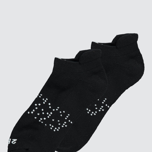 Two Blind Brothers - SOCK COLLECTION Black Ankle Sock Black