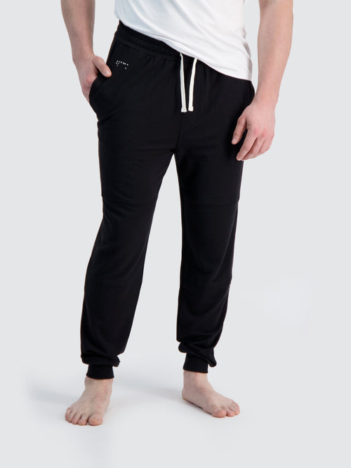 Men's French Terry Jogger in Black