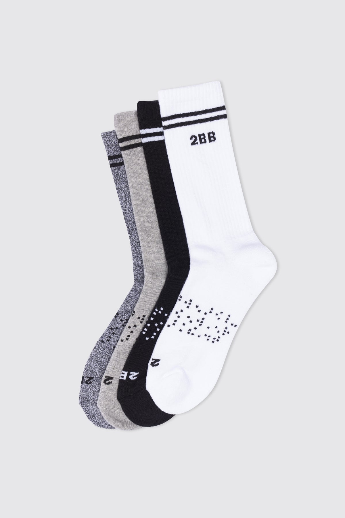 Two Blind Brothers - Gift Neutral Calf Sock Bundle (4 Pairs) Neutral