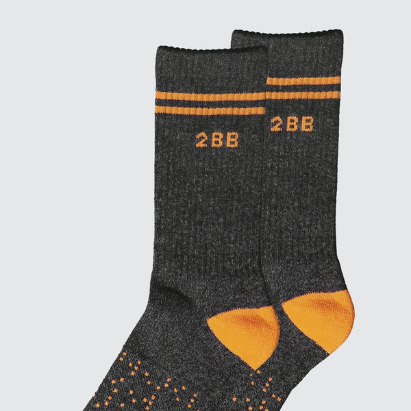Two Blind Brothers - Gift Calf Socks Orange