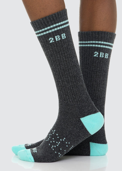 Pastel Rainbow Calf Sock Bundle (6 Pairs)