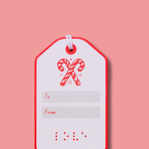 Two Blind Brothers - Gift Tag LoveTags Candy-Canes