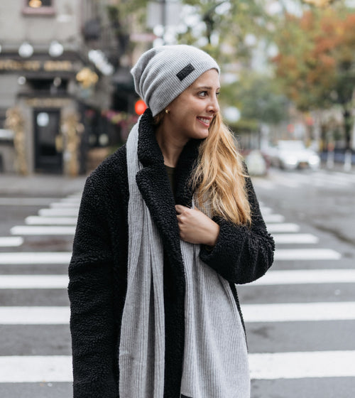Scarf Ribbed Knit