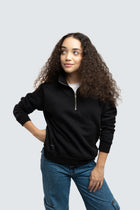 Women's Fleece Quarter Zip Sweatshirt
