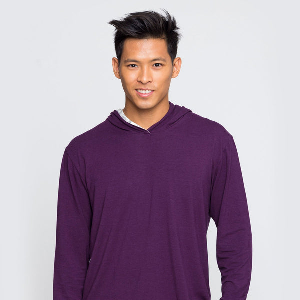 Two Blind Brothers - Mens Hoodie Plum